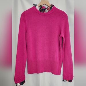 crown & ivy Pink Crew Neck Sweater